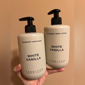 SAND+ FOG WHITE VANILLA HAND WASH & BODY LOTION